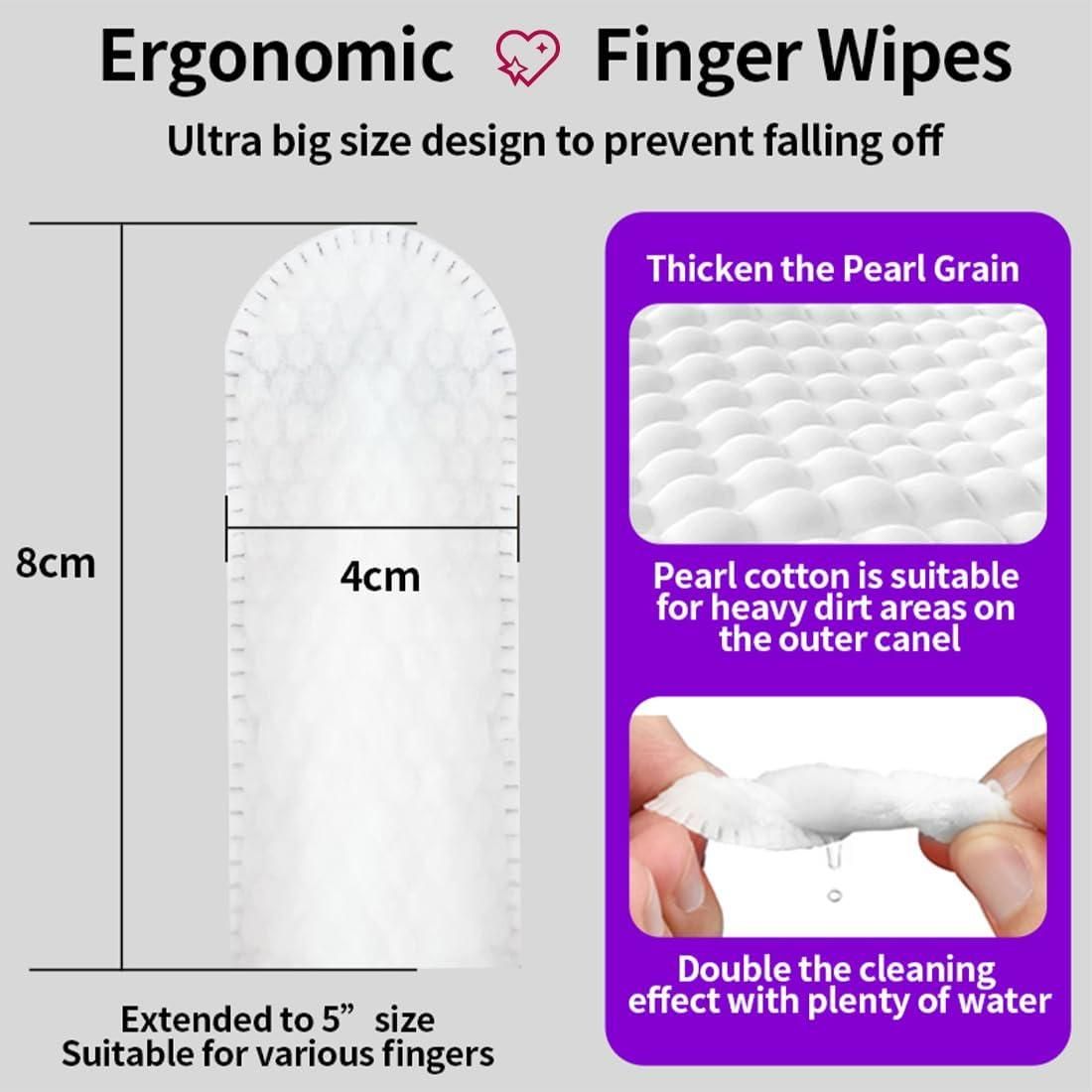 PawDent Disposable Wipes, CleanPaws Dental Finger Wipes.