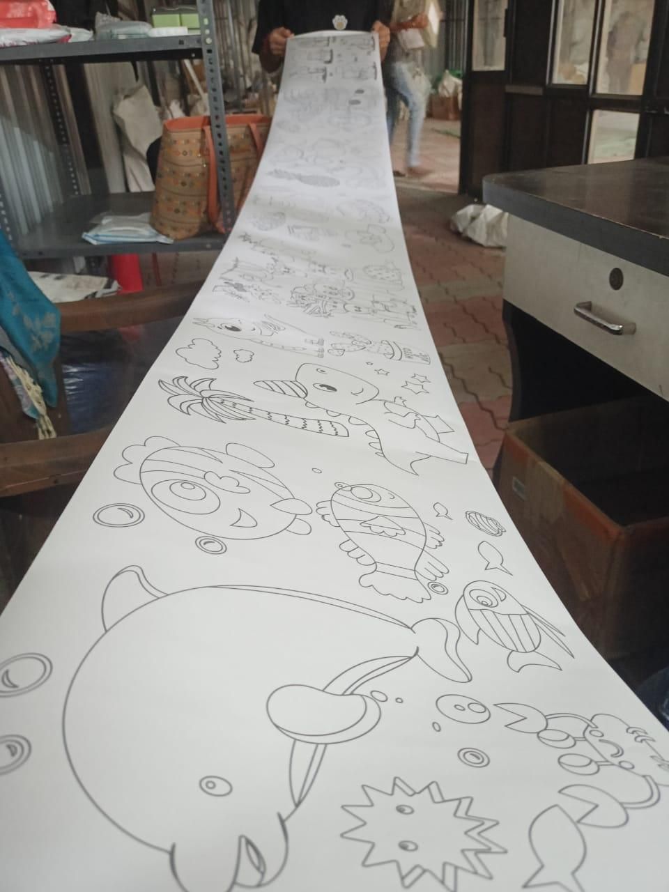 Creative Canvas Paper Roll, ArtRoll DIY Drawing Paper, ColorMe Drawing Paper Roll.
