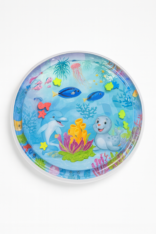 BlushMint AquaPaws Sensory Play Mat, HydroPlay Pet Water Mat, SplashPaw Interactive Mat.