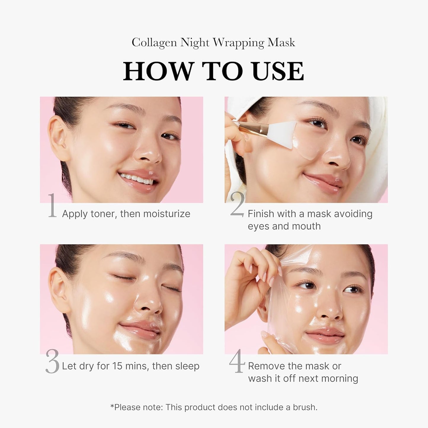 BlushMint Collagen Night Wrapping Peel Off Mask�