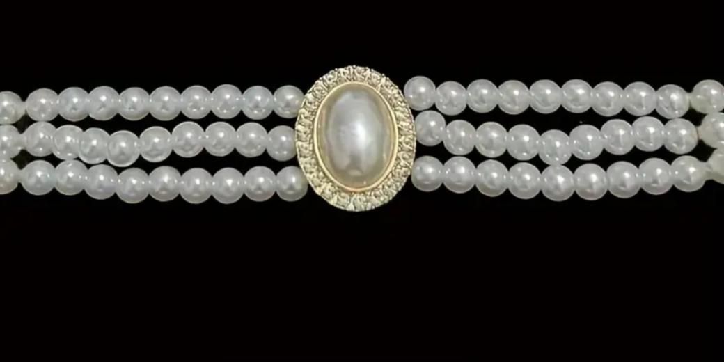 BlushMint Artificial Pearl Necklace