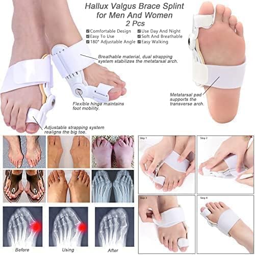 Plastic Bunion Splint Pad,Toe Straightener Bunion Corrector