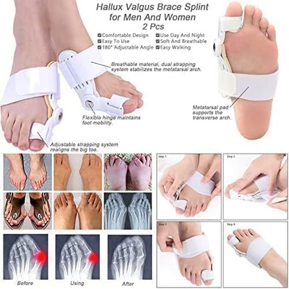 Plastic Bunion Splint Pad,Toe Straightener Bunion Corrector
