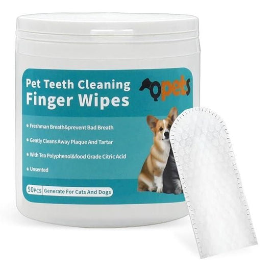 PawDent Disposable Wipes, CleanPaws Dental Finger Wipes.