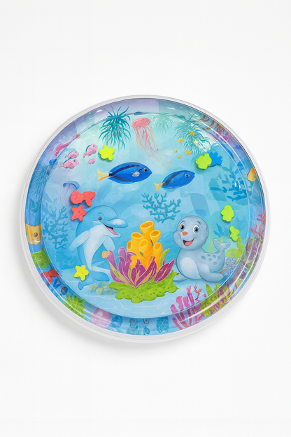 AquaPaws Sensory Play Mat, HydroPlay Pet Water Mat,  SplashPaw Interactive Mat.