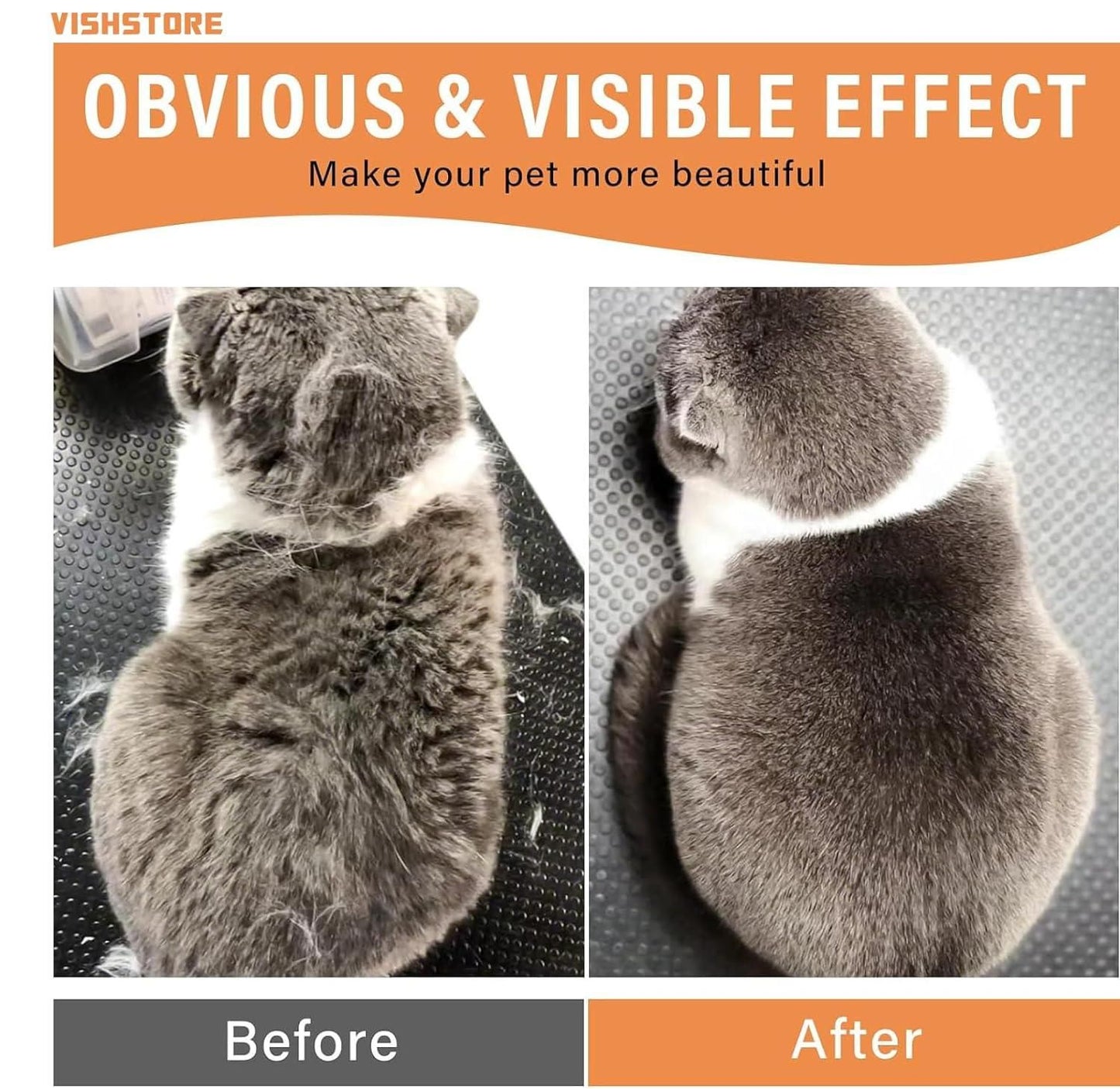 Steam-Infused Pet Grooming Brush, USB Rechargeable Steam Pet Brush.