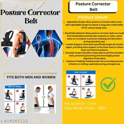 Posture Corrector Belt Unisex