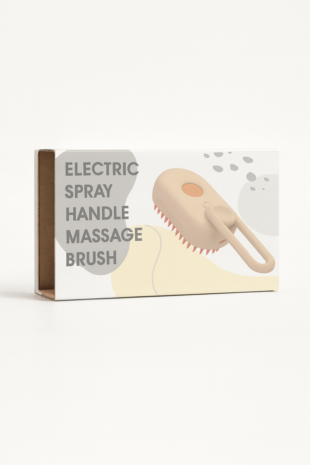 Steam-Infused Pet Grooming Brush, USB Rechargeable Steam Pet Brush.