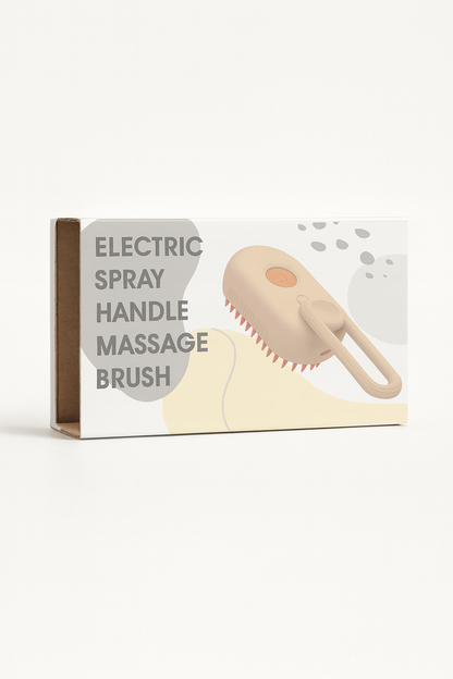 Steam-Infused Pet Grooming Brush, USB Rechargeable Steam Pet Brush.