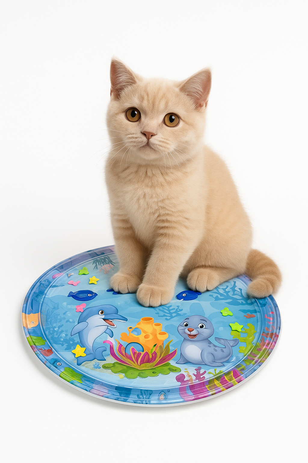 AquaPaws Sensory Play Mat, HydroPlay Pet Water Mat,  SplashPaw Interactive Mat.