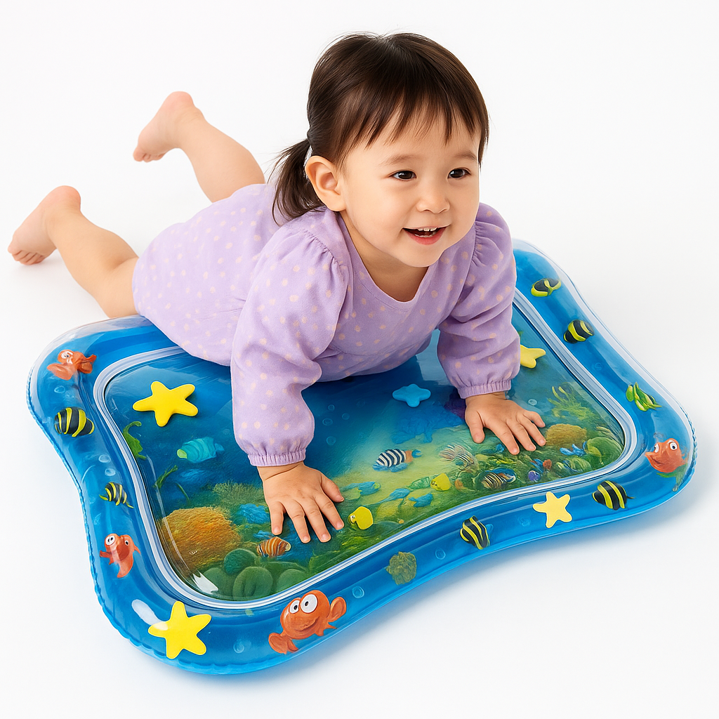 BlushMint Water Splash Play Mat for Babies, Leakproof Baby Water Play Mat