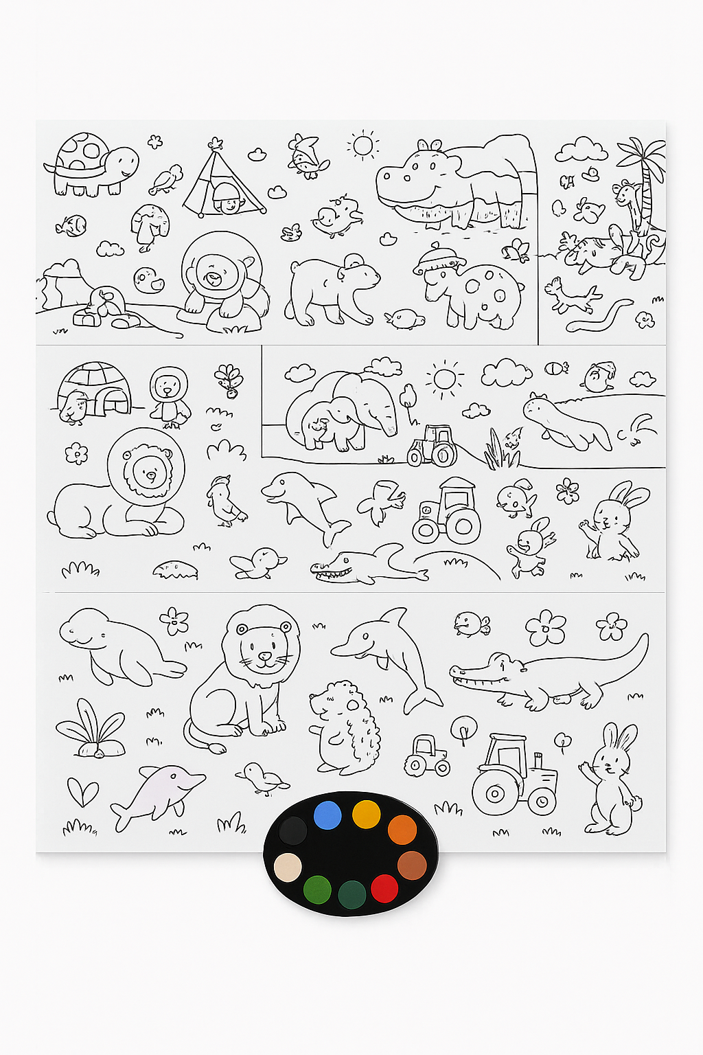 BlushMint Creative Canvas Paper Roll,  ArtRoll DIY Drawing Paper,  ColorMe Drawing Paper Roll.