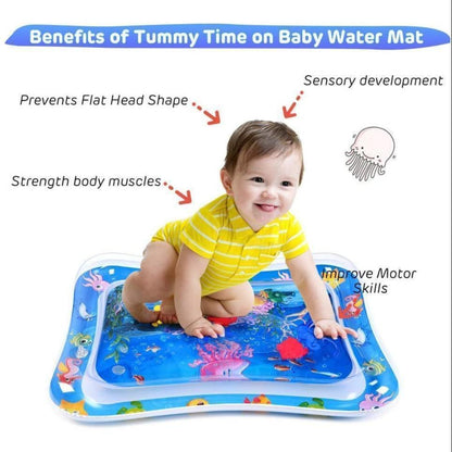 BlushMint Water Splash Play Mat for Babies, Leakproof Baby Water Play Mat
